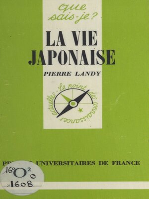 cover image of La vie japonaise
